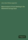 John Julius William Angerstein: Memorandum of Facts Relating to the Mildenhall Savings Bank, Buch