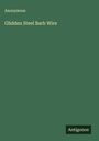 Anonymous: Glidden Steel Barb Wire, Buch