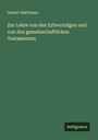 Gustav Hartmann: Zur Lehre von den Erbverträgen und von den gemeinschaftlichen Testamenten, Buch