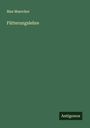 Max Maercker: Fütterungslehre, Buch