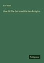Karl Marti: Geschichte der israelitischen Religion, Buch