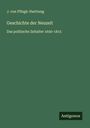 J. Von Pflugk-Harttung: Geschichte der Neuzeit, Buch