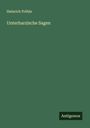 Heinrich Pröhle: Unterharzische Sagen, Buch