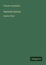 Theodor Vernaleken: Deutsche Syntax, Buch