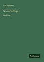 Carl Spitteler: Schmetterlinge, Buch