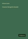 Wilhelm Raabe: Unseres Herrgotts Kanzlei, Buch
