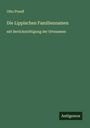 Otto Preuß: Die Lippischen Familiennamen, Buch