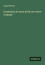 August Messer: Kommentar zu Kants Kritik der reinen Vernunft, Buch