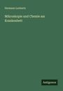 Hermann Lenhartz: Mikroskopie und Chemie am Krankenbett, Buch