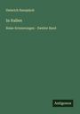 Heinrich Hansjakob: In Italien, Buch