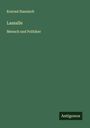 Konrad Haenisch: Lassalle, Buch