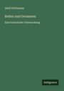 Adolf Holtzmann: Kelten und Germanen, Buch