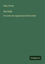Hugo Gering: Die Edda, Buch