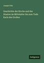Joseph Fehr: Geschichte der Kirche und der Staaten im Mittelalter bis zum Tode Karls des Großen, Buch