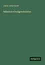 Jakob Julius David: Mährische Dorfgeschichten, Buch