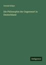 Oswald Külpe: Die Philosophie der Gegenwart in Deutschland, Buch