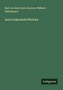 Karl von den Osten-Sacken: Aus Liudprands Werken, Buch