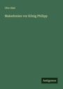 Otto Abel: Makedonien vor König Philipp, Buch