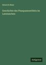 Heinrich Blase: Geschichte des Plusquamoerfekts im Lateinischen, Buch