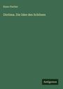 Kuno Fischer: Diotima. Die Idee des Schönen, Buch