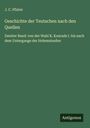 J. C. Pfister: Geschichte der Teutschen nach den Quellen, Buch
