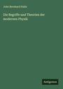 John Bernhard Stallo: Die Begriffe und Theorien der modernen Physik, Buch