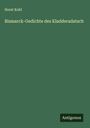Horst Kohl: Bismarck-Gedichte des Kladderadatsch, Buch