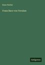 Kuno Fischer: Franz Baco von Verulam, Buch