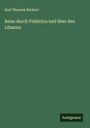 Karl Theodor Rückert: Reise durch Palästina und über den Libanon, Buch