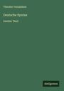 Theodor Vernaleken: Deutsche Syntax, Buch