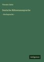Theodor Siebs: Deutsche Bühnenaussprache, Buch