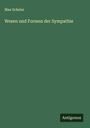 Max Scheler: Wesen und Formen der Sympathie, Buch