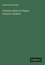 Alexander Merensky: Deutsche Arbeit am Njassa - Deutsch-Ostafrika, Buch