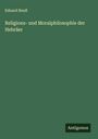 Eduard Reuß: Religions- und Moralphilosophie der Hebräer, Buch