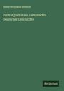 Hans Ferdinand Helmolt: Porträtgalerie aus Lamprechts Deutscher Geschichte, Buch