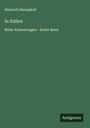 Heinrich Hansjakob: In Italien, Buch