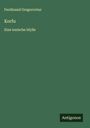 Ferdinand Gregorovius: Korfu, Buch
