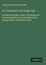 Johann Georg Theodor Gräße: Der Tannhäuser und Ewige Jude, Buch