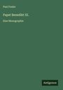 Paul Funke: Papst Benedikt XI., Buch