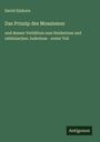 David Einhorn: Das Prinzip des Mosaismus, Buch