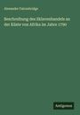 Alexander Falconbridge: Beschreibung des Sklavenhandels an der Küste von Afrika im Jahre 1790, Buch