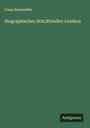 Franz Bornmüller: Biographisches Schriftsteller-Lexikon, Buch