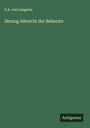 F. A. von Langenn: Herzog Albrecht der Beherzte, Buch