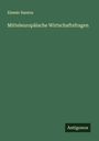Elemér Hantos: Mitteleuropäische Wirtschaftsfragen, Buch
