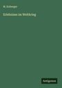 M. Erzberger: Erlebnisse im Weltkrieg, Buch