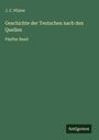 J. C. Pfister: Geschichte der Teutschen nach den Quellen, Buch
