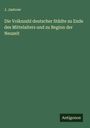 J. Jastrow: Die Volkszahl deutscher Städte zu Ende des Mittelalters und zu Beginn der Neuzeit, Buch