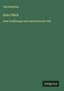 Carl Bleibtreu: Kein Glück, Buch