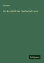 Anonym: Zur Kenntniß der Gesellschaft Jesu, Buch
