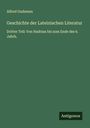 Alfred Gudeman: Geschichte der Lateinischen Literatur, Buch